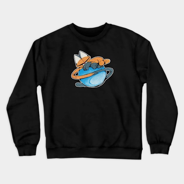 "Simon Saturn" - Limited Edition Crewneck Sweatshirt by MGleasonIllustration